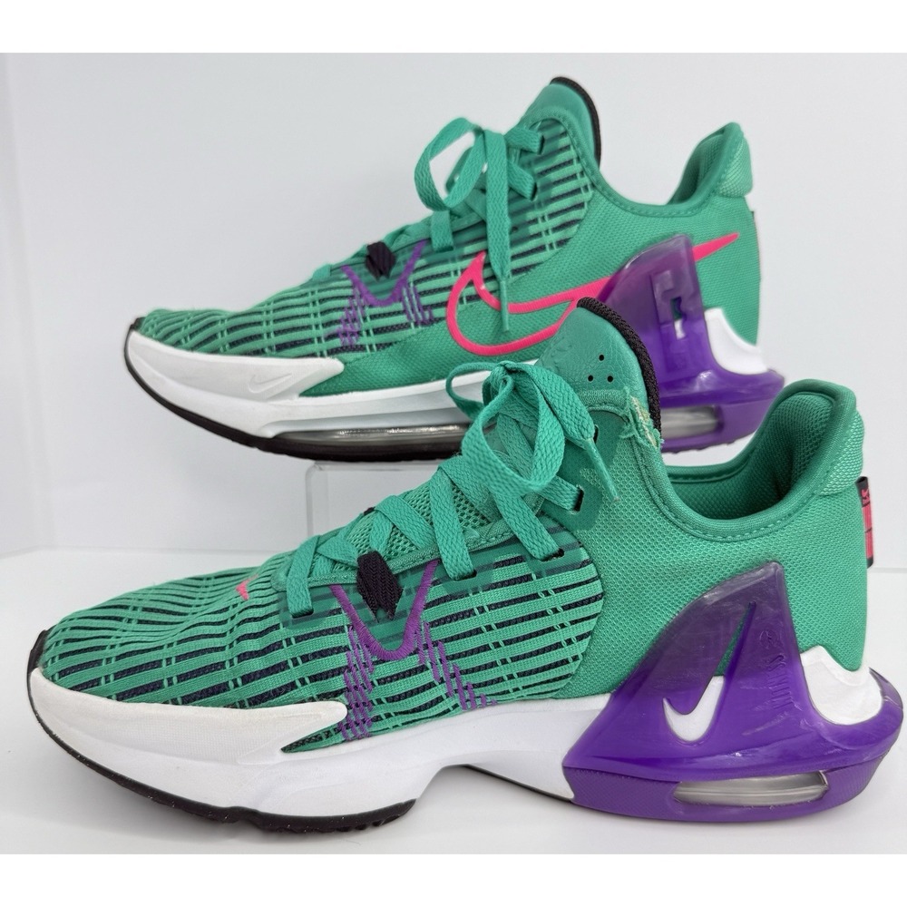 Nike LeBron Witness 6 Emerald Berry South Beach James Gang Shoes Mens 8 CZ4052-3
